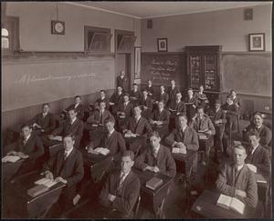 Boston Latin School, interior, Classroom Photo, Class I (Version 2)
