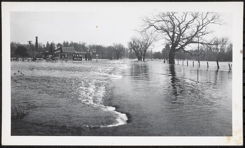 South Road flooded with gas station