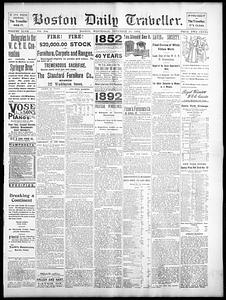 Boston Daily Traveller. November 18, 1891 - Digital Commonwealth