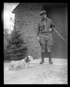 Jack Sharkey in hunting gear