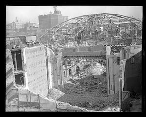 Castle Square Theater being torn down