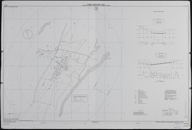 Airport obstruction chart, OC 5129, Waterville Robert Lafleur Airport, Waterville, Maine