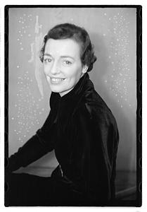 A woman posing