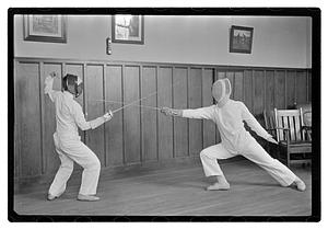 Danguy fencing master, also Gordon Muir, also Chamberlain