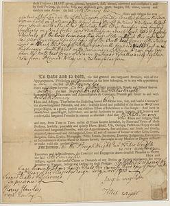 Deed for property in Little Division of Commons