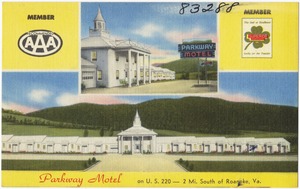 Parkway Motel, on U.S. 220 -- 2 mi. south of Roanoke, Va.