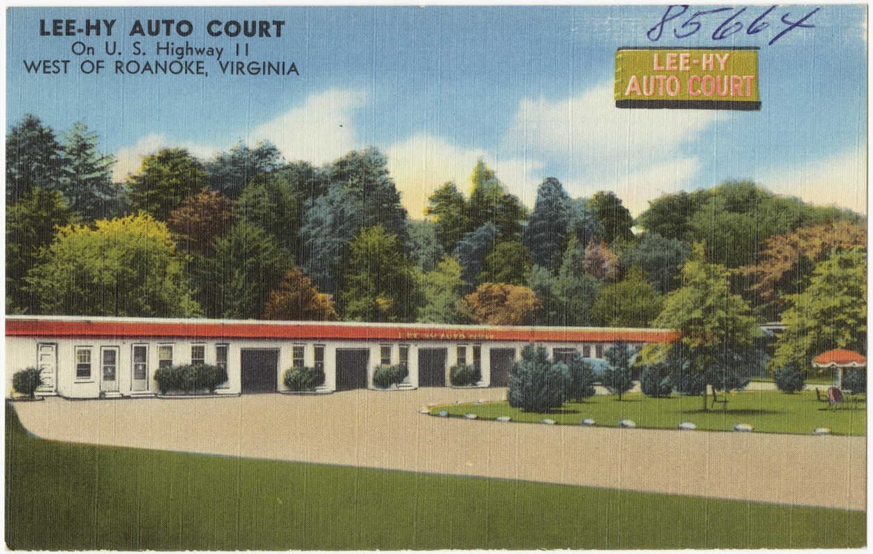 Lee-Hy Auto Court, on U.S. Highway 11, west of Roanoke, Virginia