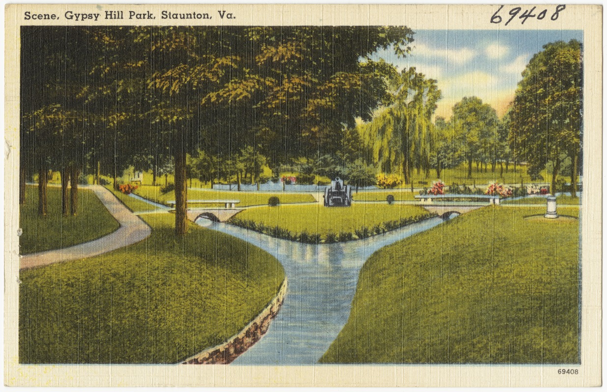 Scene, Gypsy Hill Park, Staunton, Va. Digital Commonwealth