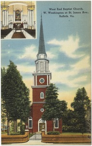 West End Baptist Church, W. Washington at St. James Ave., Suffolk, Va.