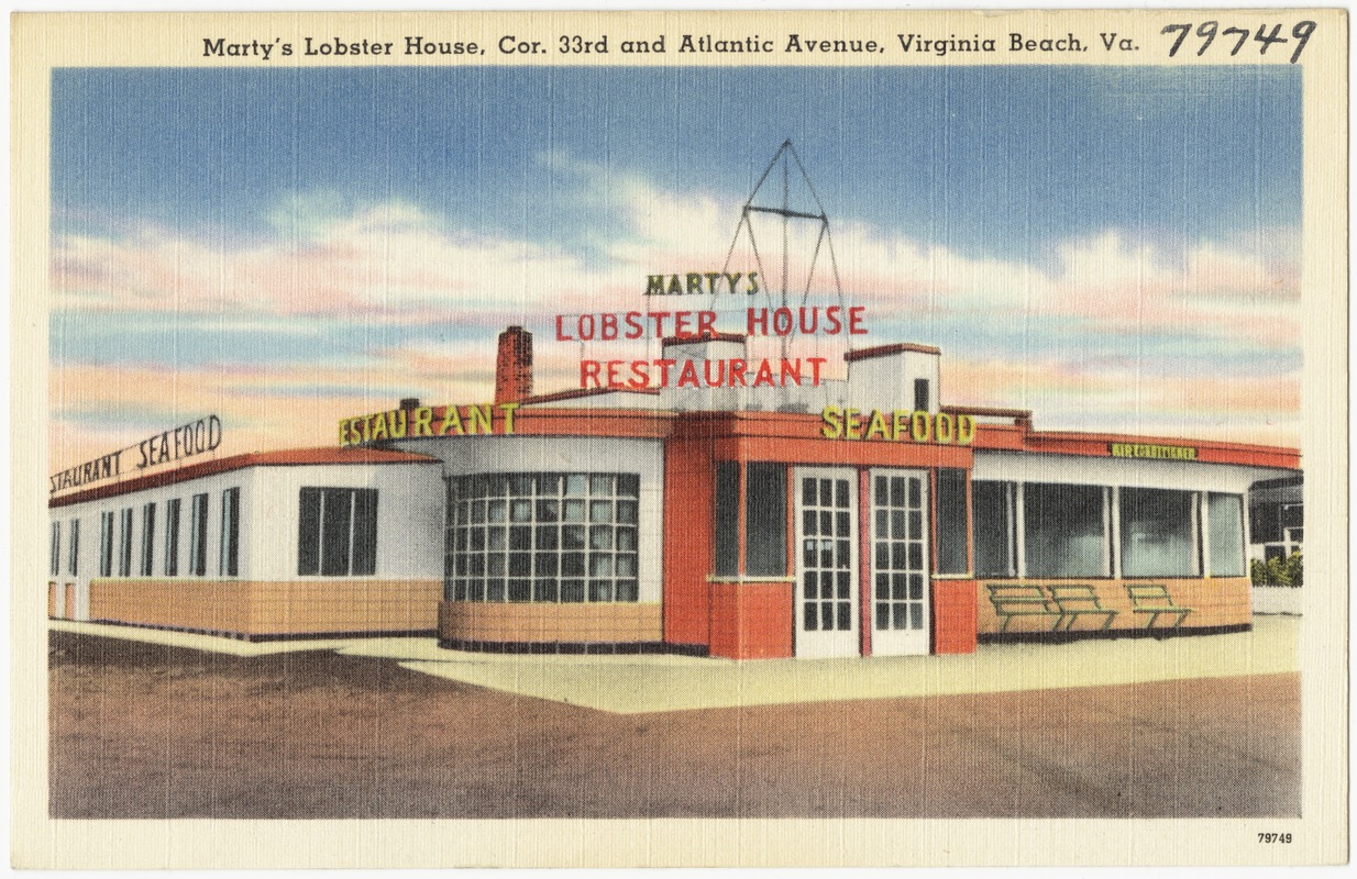 Marty's Lobster House, cor. 33rd and Atlantic Avenue, Virginia Beach, Va.