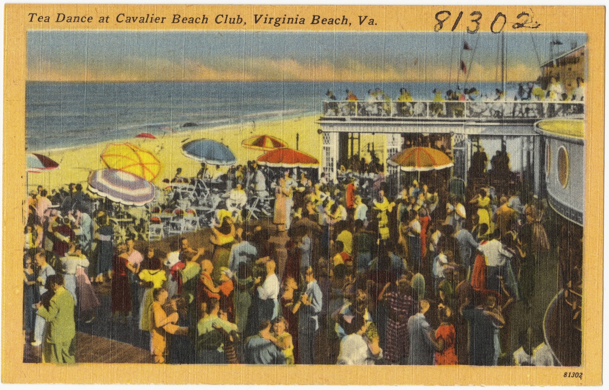 Tea dance at Cavalier Beach Club, Virginia Beach, Va.