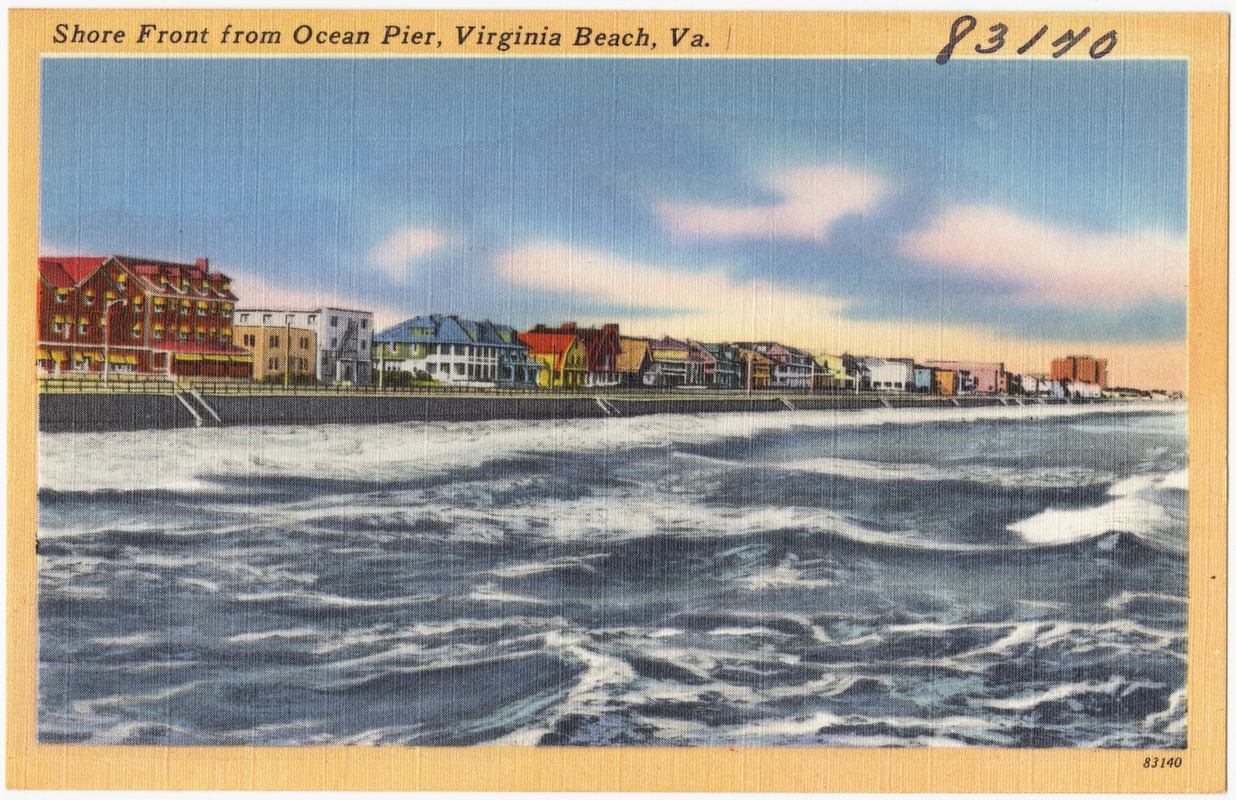 Shore front from Ocean Pier, Virginia Beach, Va.