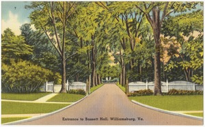 Entrance to Bassett Hall, Williamsburg, Va.