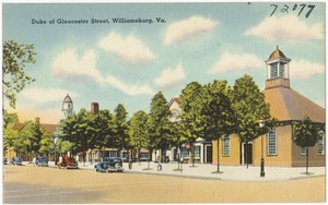 Duke of Gloucester Street, Williamsburg, Va.