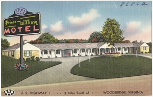Prince William Motel, U.S. Highway 1... 3 miles south of... Woodbridge, Virginia