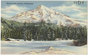 Winter at Mt. Rainier, Washington
