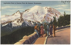 Inspiration Point at Sunrise Park, Mt. Rainier, Washington