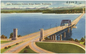 Lake Washington Pontoon Bridge, Seattle, Washington