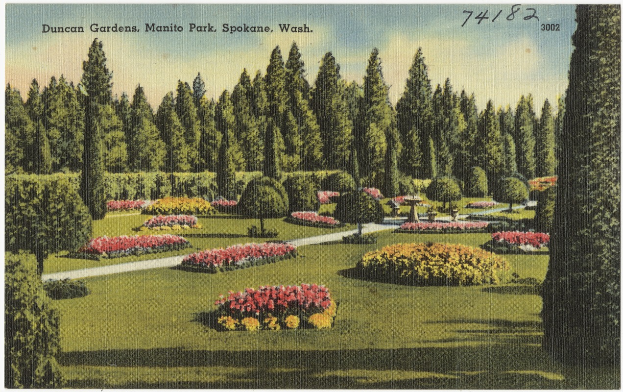 Duncan Gardens, Manito Park, Spokane, Wash.