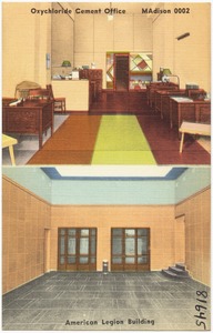 Oxychloride Cement Office, Madison 0002, American Legion Building. Inland Industries, Inc., W. 24 Main, Spokane