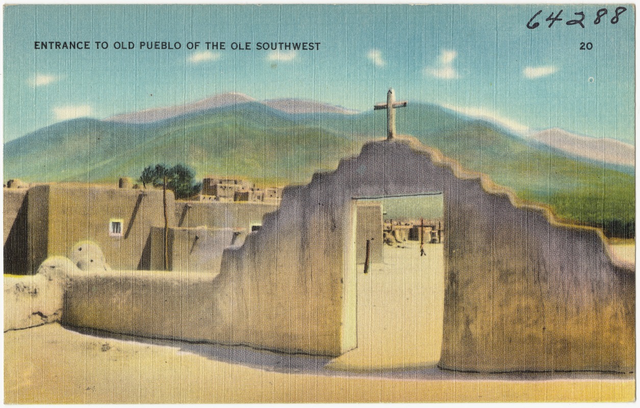 Entrance to old pueblo of the Ole Southwest