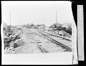 Quincy quarry railroad near Berry Brothers and Reinhalter Quarry