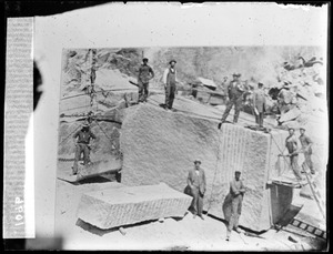 Swingle Quarry large block of granite