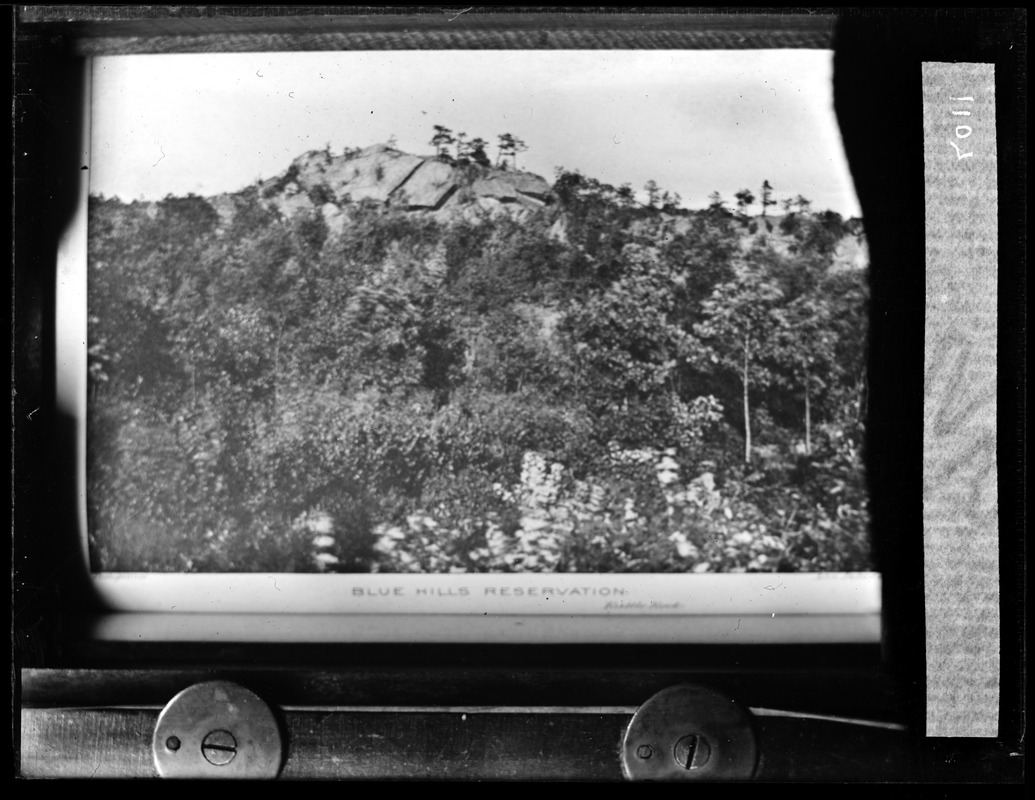 Rattle Rock Blue Hills Reservation. Early 1890s-1900s