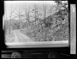 Saw Cut Notch Road Blue Hills Reservation. Early 1890s-1900s