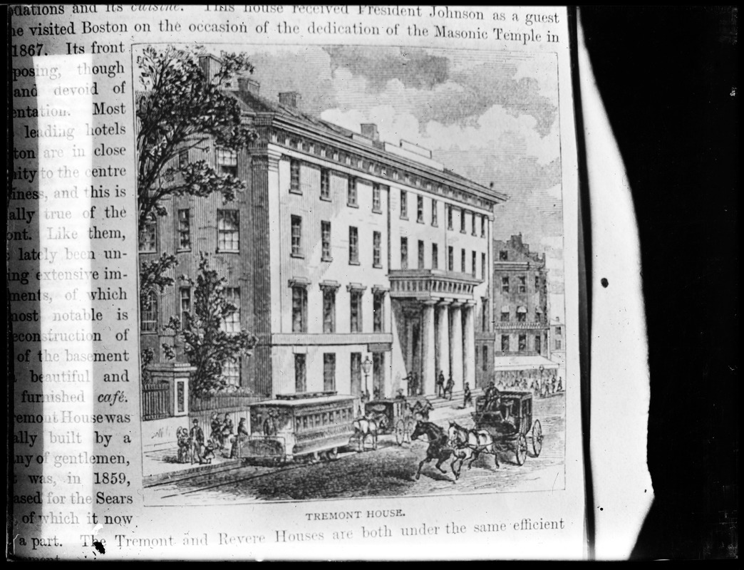 Tremont house Boston Digital Commonwealth