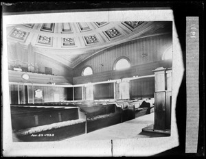 Interior view of First Parish Church Adams Temple