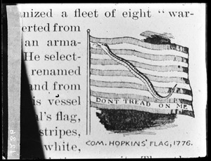 Commodore Hopkins' flag, 1776