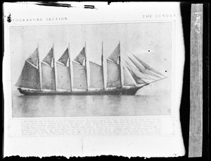 Six masted schooner Wyoming