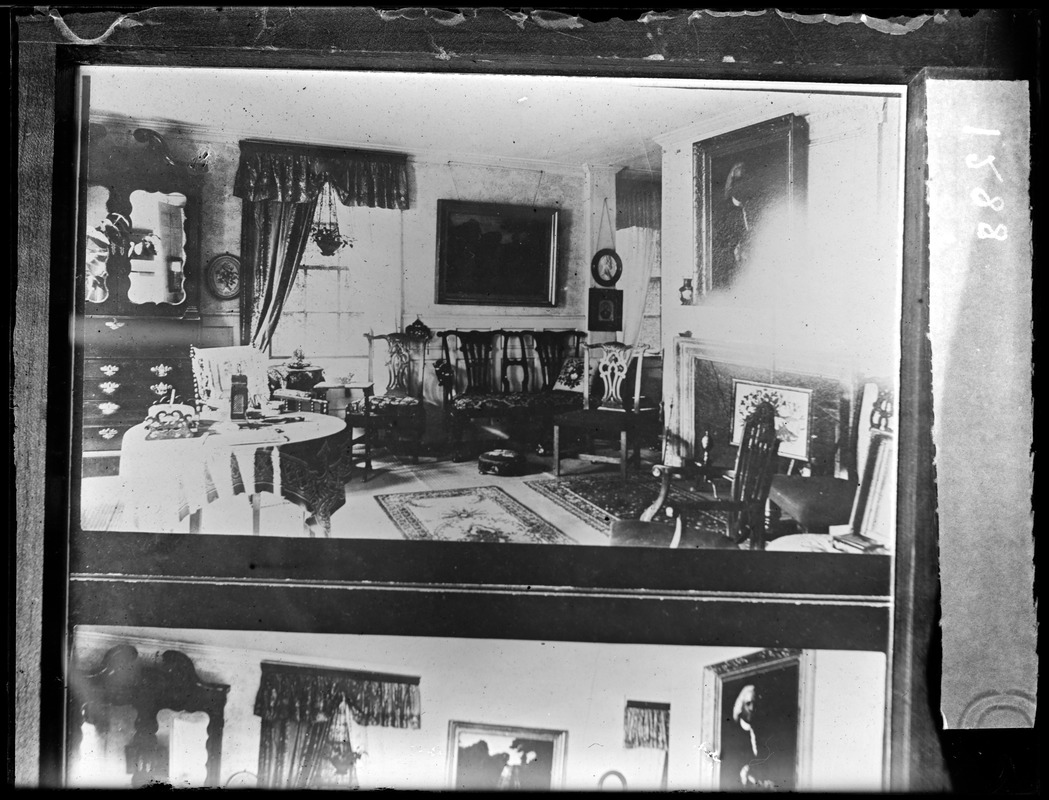 Josiah Quincy house parlor Digital Commonwealth