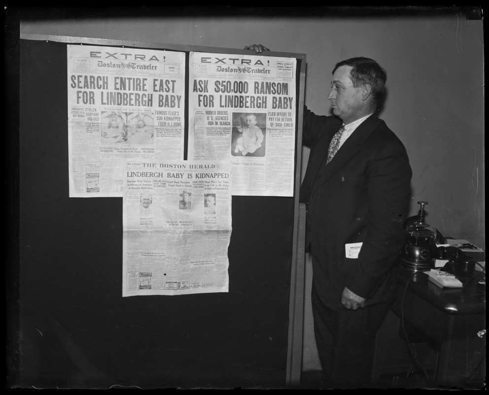 Les Jones, Lindbergh kidnapping case in Boston