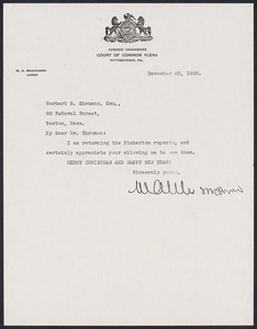 Herbert Brutus Ehrmann Papers, 1906-1970. Sacco-Vanzetti. Pinkerton reports, South Braintree. Box 14, Folder 2, Harvard Law School Library, Historical & Special Collections
