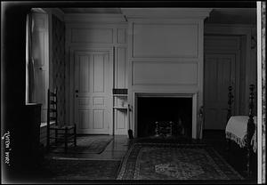 Mrs. Ives House, Salem: interior, bedroom