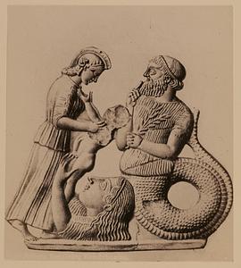Athena receiving Erechthonius