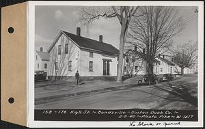 158-176 High Street, tenements, Boston Duck Co., Bondsville, Palmer, Mass., Feb. 9, 1940