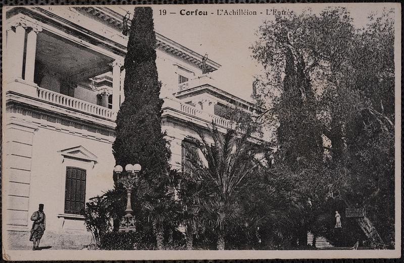 Corfou - l'Achilléion - l'entrée