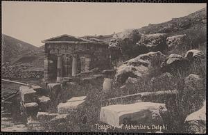 Treasury of Athenians. Delphi