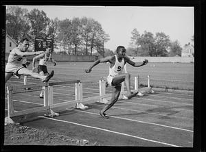 1947 SC track and field, hurdle race