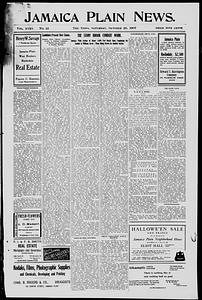 Jamaica Plain News, October 26, 1907