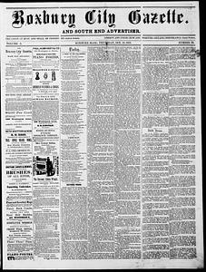 Roxbury City Gazette and South End Advertiser, October 12, 1865