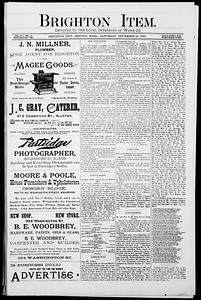 The Brighton Item, December 26, 1891