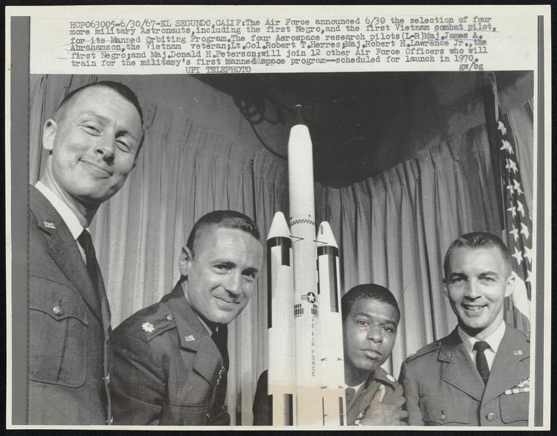 The Air Force announced 6/30 the selection of four more military