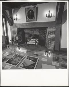 Fireplace, Crane Museum, 1951