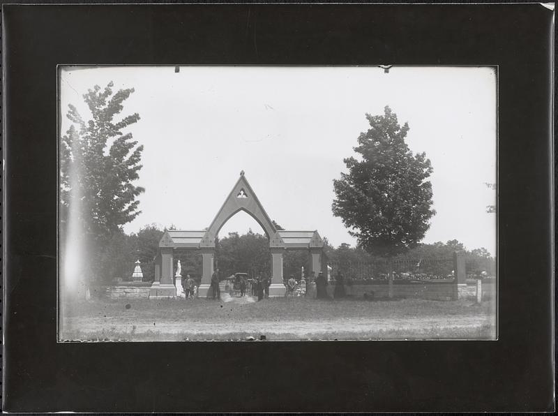 Cemetery gate