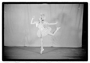 Girl ballet dancer in costume