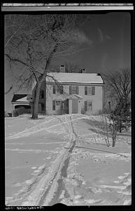 Marblehead, house exterior, snow